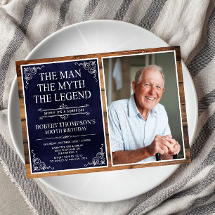 Der Mann Der Mythos Die Legende Überraschung 100.  Einladung