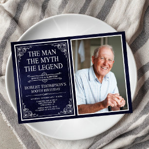 Der Mann Der Mythos Die Legende Überraschung 100. Einladung
