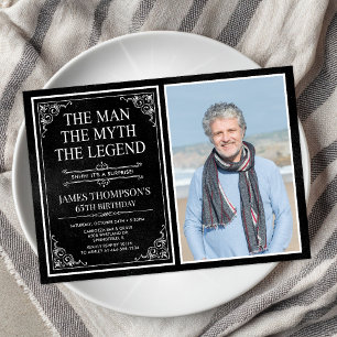 Der Mann Der Mythos Die Legende Überraschung 60. G Einladung