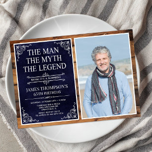 Der Mann Der Mythos Die Legende Überraschung 60. G Einladung