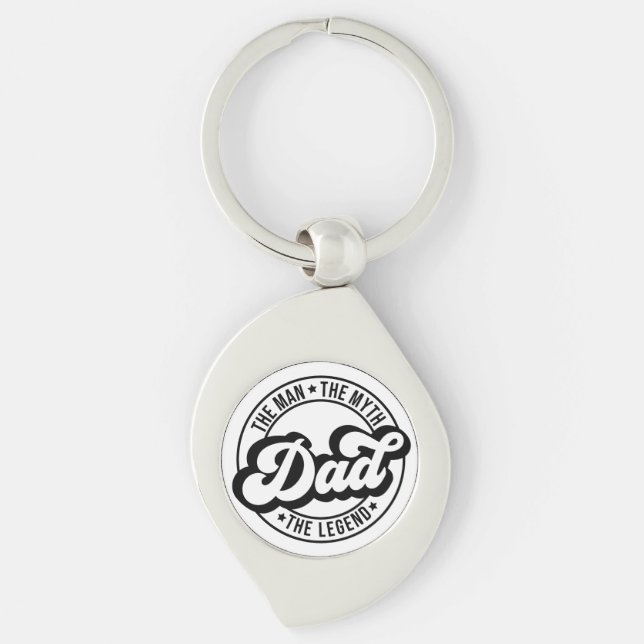 Der Mann, der Mythos, die Legende, Vater, Vater, P Schlüsselanhänger (Vorderseite)