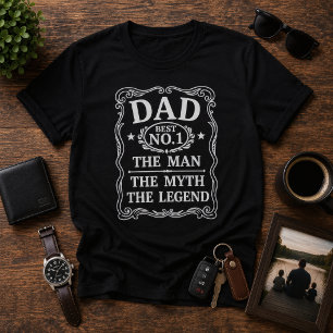 Der Mann Der Mythos Die Legende Vintage Vatertag T-Shirt