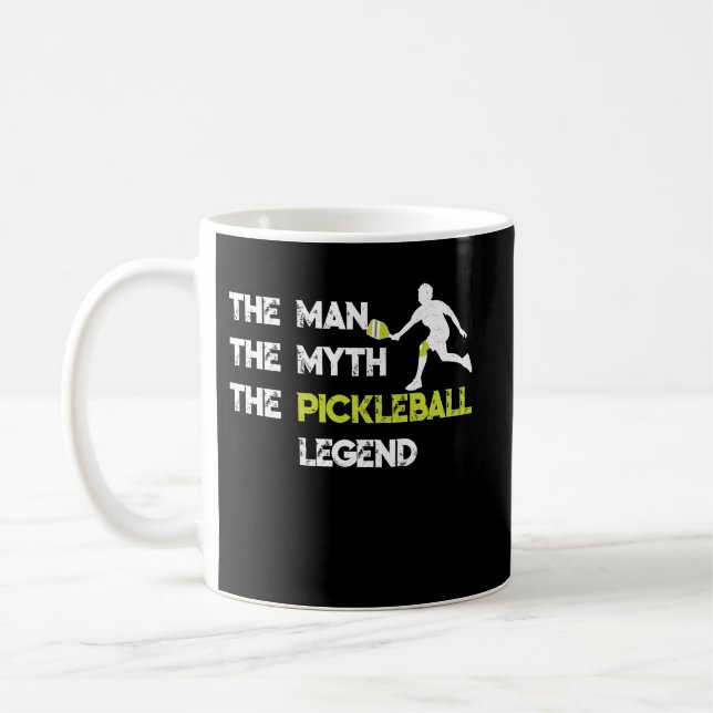 Der Mann, der Mythos, die Pickleball-Legende Kaffeetasse (Links)