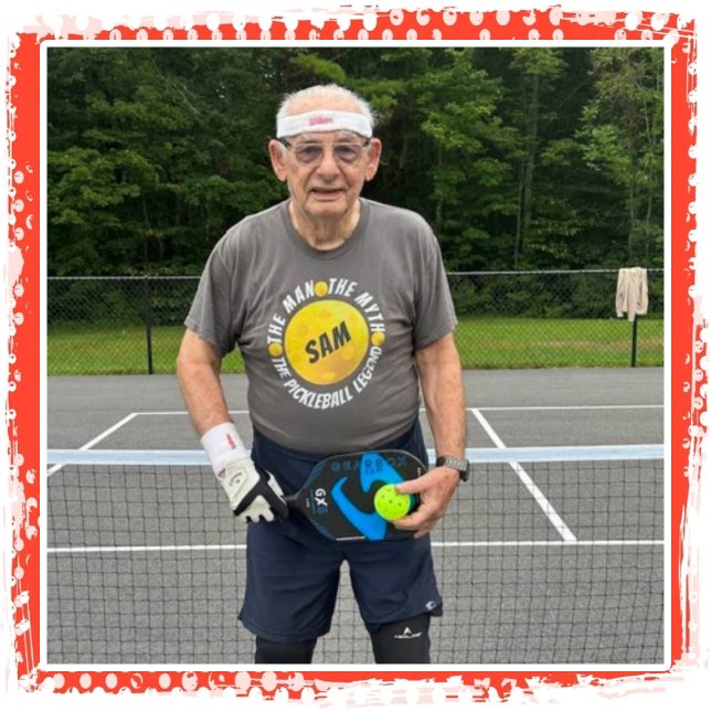 Der Mann, der Mythos, die Pickleball-Legende, (Nam T-Shirt (Von Creator hochgeladen)