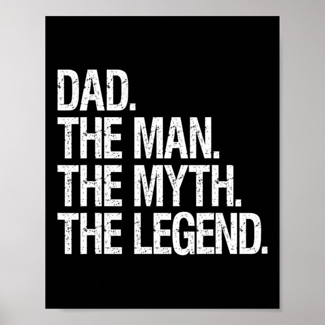 Der Mann, der Mythos, die verblüffenden Väter gebe Poster (Vorne)