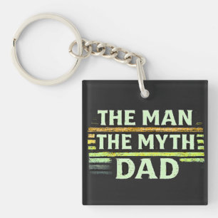 Der Mann Der Mythos Papa Vintage Vatertag Schlüsselanhänger