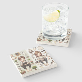 Der Mann, die Frau über 1,1 Untersetzer