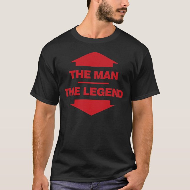 Der Mann die Legende - Rot T-Shirt (Vorderseite)