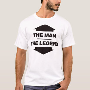 Der Mann die Legende - Schwarzes T-Shirt