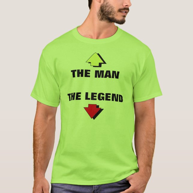 DER MANN DIE LEGENDE T-Shirt (Vorderseite)