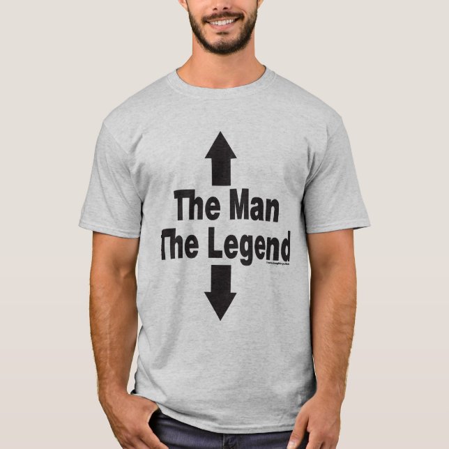 Der Mann die Legende T-Shirt (Vorderseite)