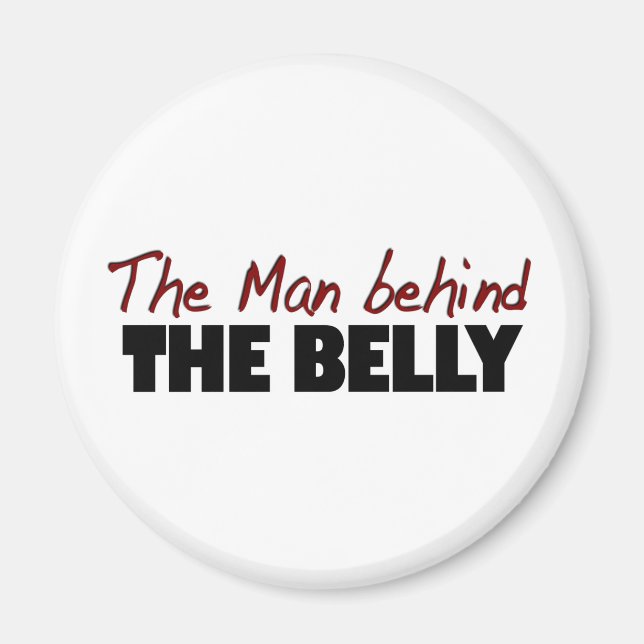 Der Mann hinter dem Bauch Magnet (Vorne)