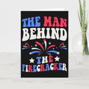 Der Mann hinter dem Feuerwerk 4. Juli Geschlecht  Karte