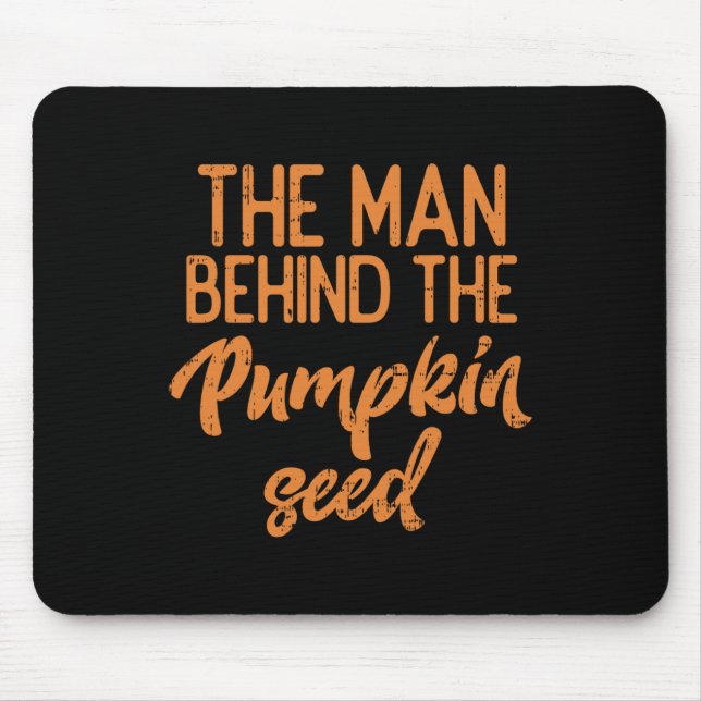 Der Mann hinter dem Kürbisgefühl Halloweenschwange Mousepad (Vorne)