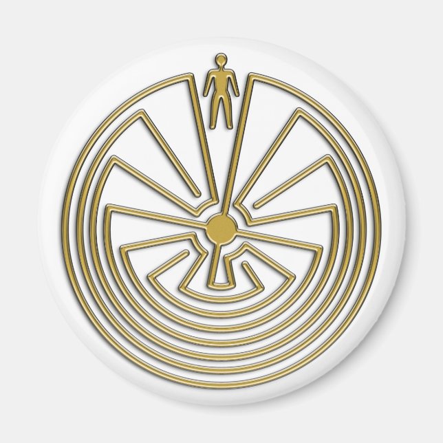 Der Mann im Maze - Gold Magnet (Vorne)