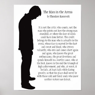 Der Mann in der Arena 11 X 14 Poster