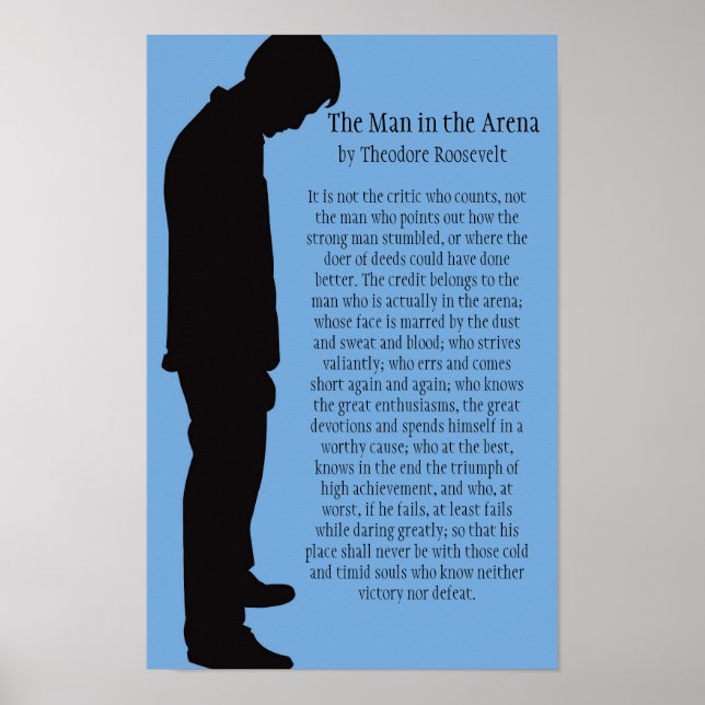 Der Mann in der Arena 11 X 17 Poster (Vorne)