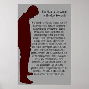 Der Mann in der Arena 24 x 36 Poster