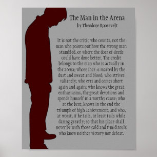 Der Mann in der Arena 8 x 10 Poster