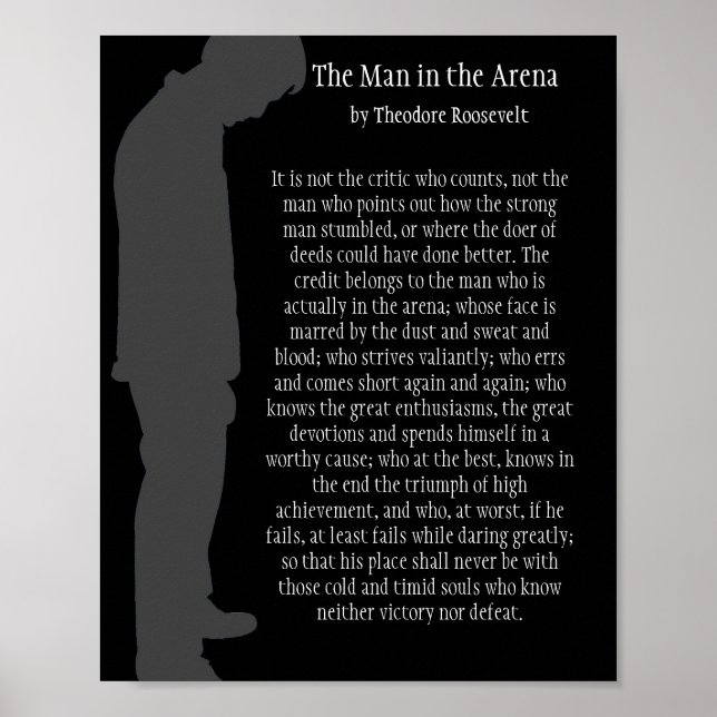 Der Mann in der Arena Poster (Vorne)