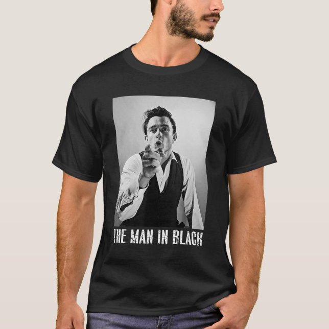 Der Mann in Schwarz - Johnny T-Shirts Cash Country (Vorderseite)