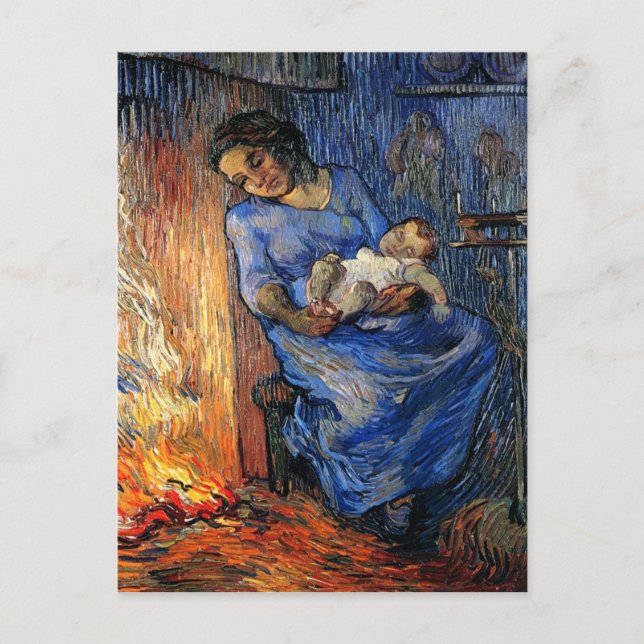 Der Mann ist auf See, Van Gogh Fine Art Postkarte (Vorderseite)