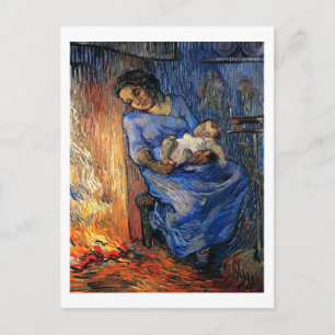 Der Mann ist auf See, Vincent van Gogh Postkarte