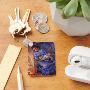 Der Mann ist auf See von Vincent van Gogh Schlüsselanhänger