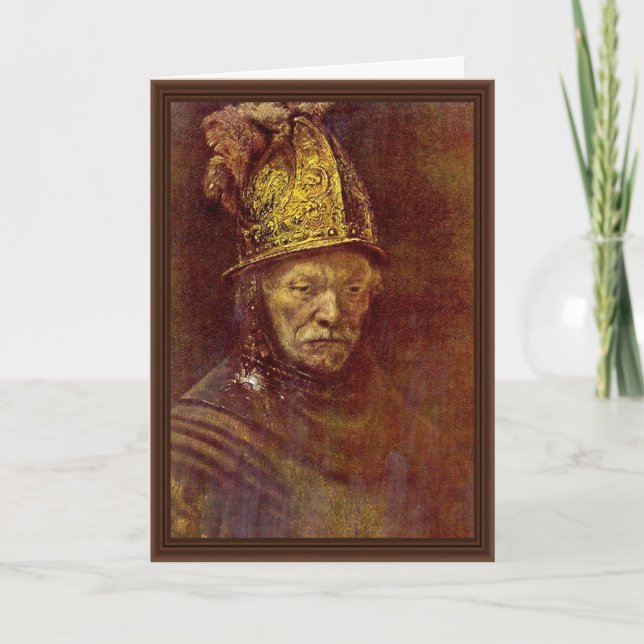 Der Mann mit dem goldenen Helm. Karte (Vorderseite)