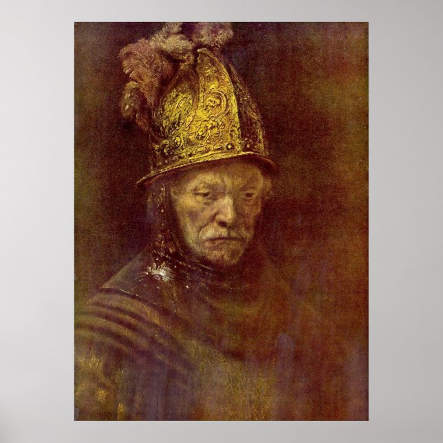 Der Mann mit dem Goldenen Helm Poster (Vorne)