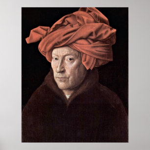 Der Mann mit dem Turban bis Januar van Eyck Poster