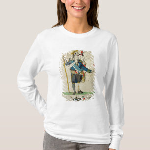 Der Mann mit sechs Heads', Karikatur von Charles T-Shirt