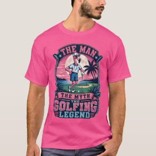 Der Mann Mythos Golflegende Flamingo Golf T-Shirt
