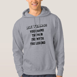 Der Mann Mythos Legende Hoodie für Herren Birthday
