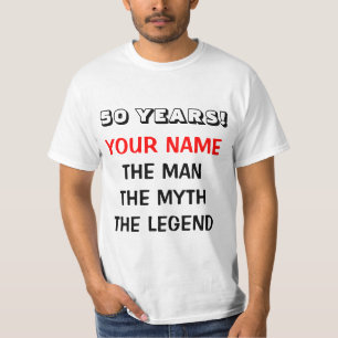 Der Mann Mythos Legende in Shirt für 50. Geburtsta