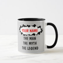 Der Mann Mythos Legende Kaffeetassen | Personalisi