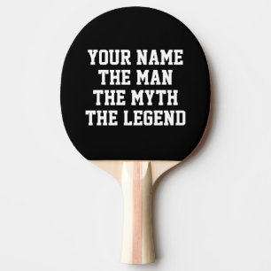 Der Mann Mythos Legende Tischtennis Pong Paddel Schläger