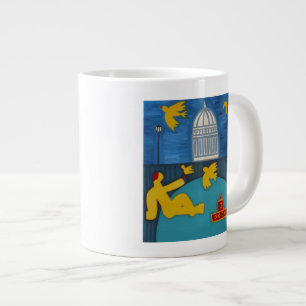 Der Mann unter der Brücke 2006 Jumbo-Tasse
