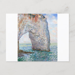 Der Manneporte bei Etretat von Claude Monet Postkarte