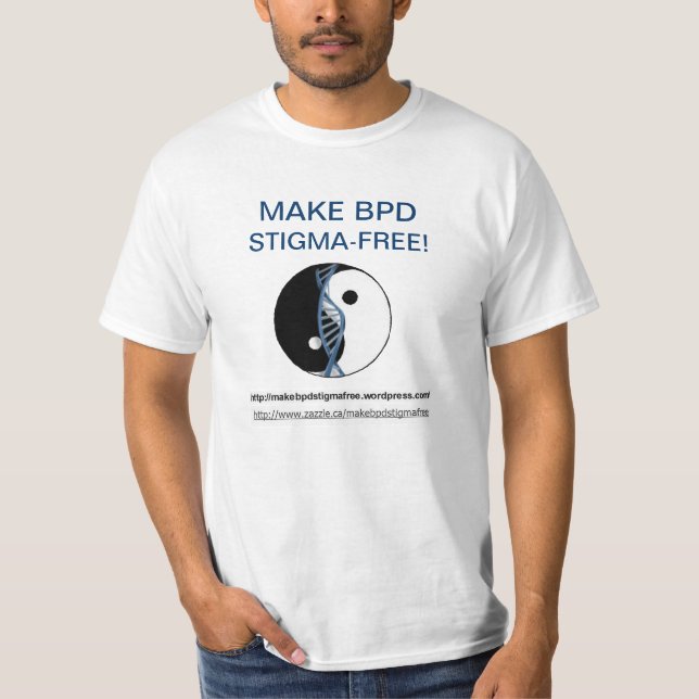 Der Männer "machen BPD Schande-Frei!" Logo-T - T-Shirt (Vorderseite)