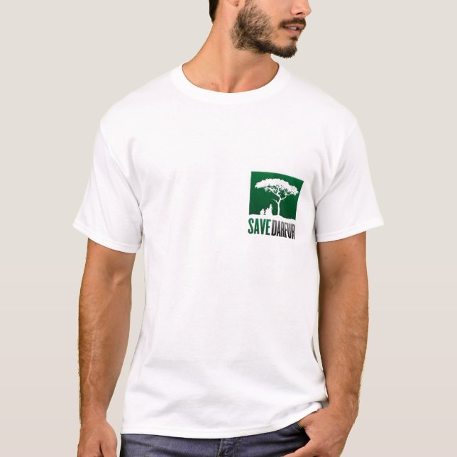 Der Männer retten Darfur-T - Shirt (Vorderseite)
