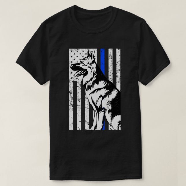 Der Männer T - Shirt die Polizei-Offizier-des (Design vorne)