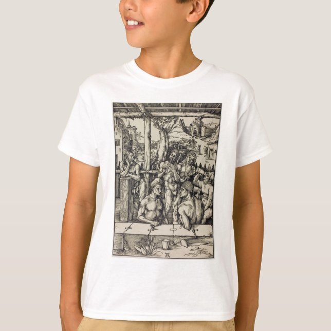 Der männliche Bath Albrecht Durer T-Shirt (Vorderseite)