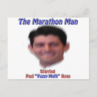 Der Marathon-Mann Postkarte