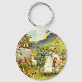 Der Märchenprinz und die Thumbelina Schlüsselanhänger