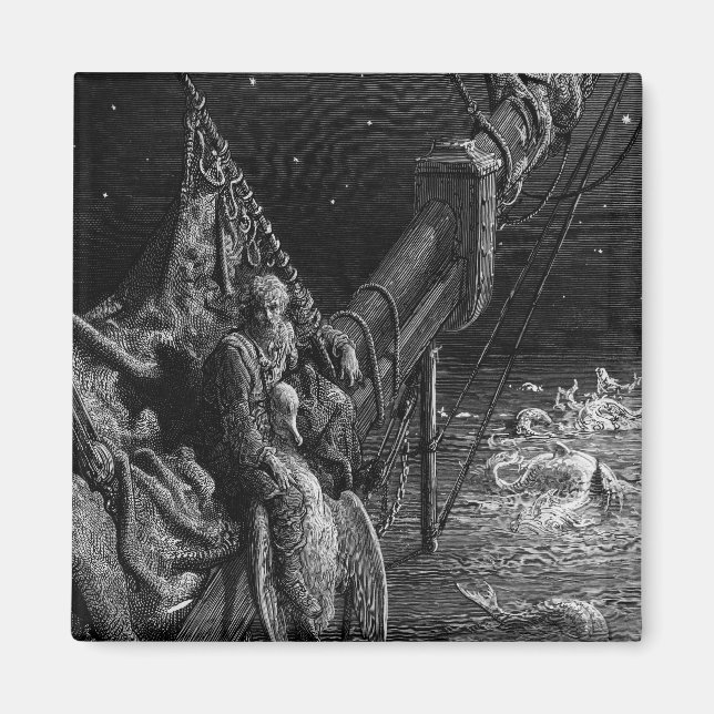 Der Mariner blickt auf die Schlangen im Meer Magnet (Vorne)