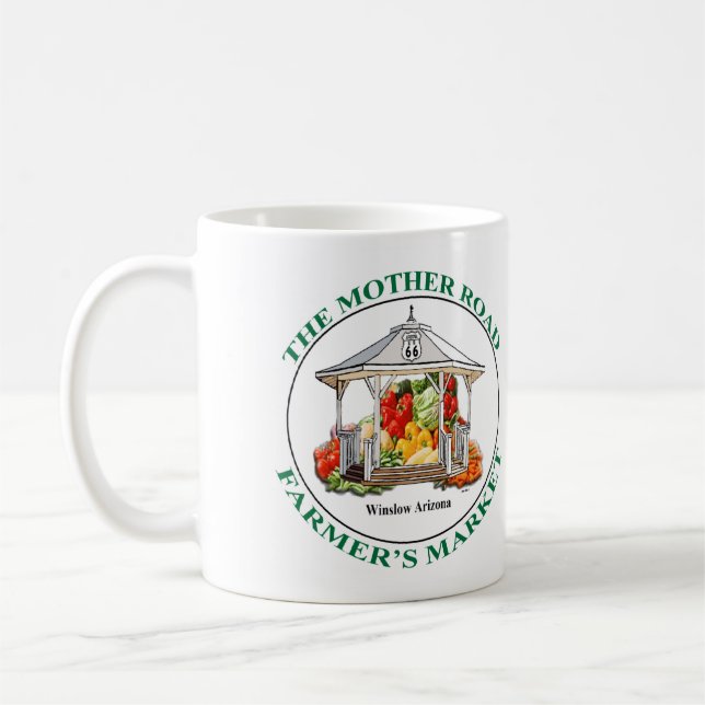 DER MARKT DER MUTTER-LANDWIRTSCHAFT Klassische Tas Kaffeetasse (Links)