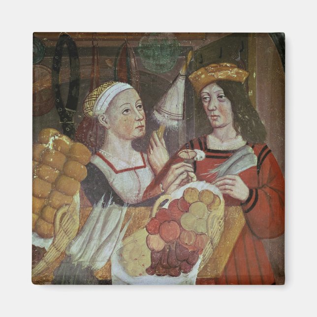 Der Markt für Gemüse Magnet (Vorne)