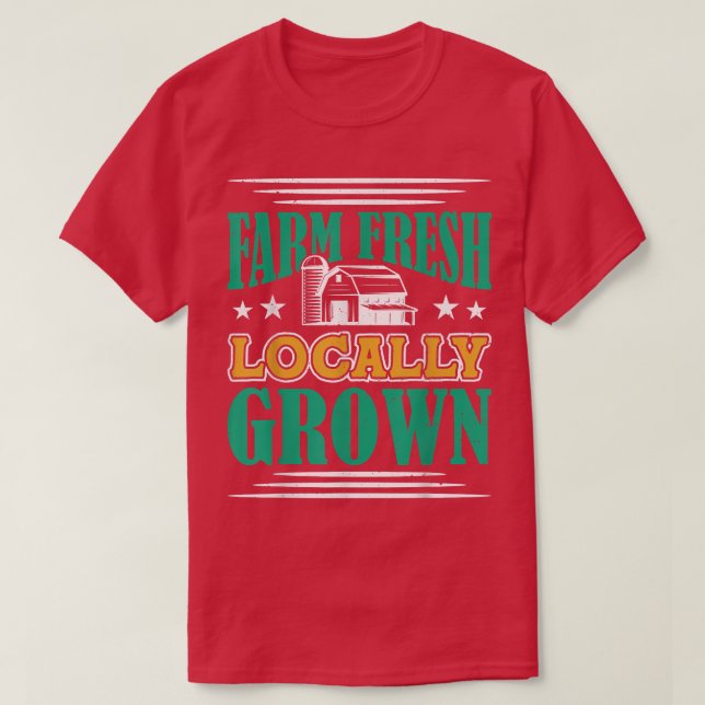 Der Markt für lokale Bauer Bauer T-Shirt (Design vorne)