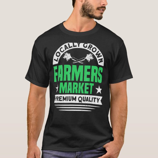Der Markt für lokale Bauer Bauer T-Shirt (Vorderseite)